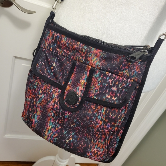 Kipling Girlz Gidget Colorful Print Medium Crossbody/Shoulder Bag, lightweight - Picture 4 of 13